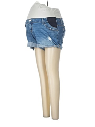 Indigo Blue Denim Shorts (view 1)