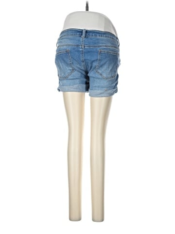 Indigo Blue Denim Shorts (view 2)