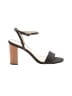 Pelle Moda Black Sandals Size 9 1/2 - photo 1
