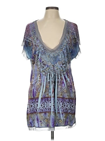 One World Short Sleeve Blouse (view 1)