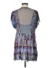 One World Purple Short Sleeve Blouse Size L - photo 2