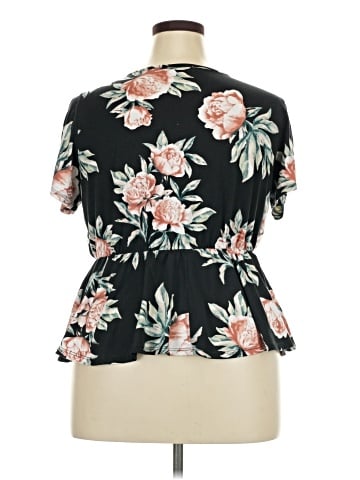 Rainbow Short Sleeve Blouse (view 2)
