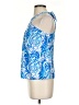 Lilly Pulitzer 100% Polyester Blue Sleeveless Blouse Size XS - photo 5
