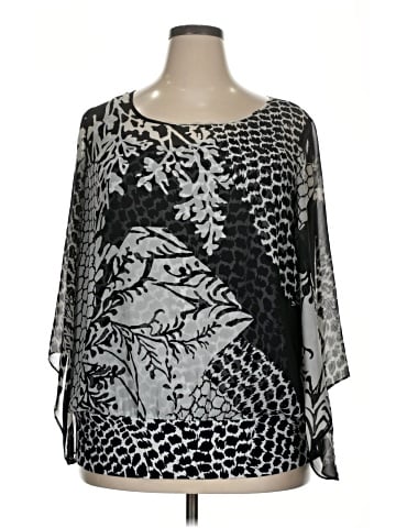Alfani 3/4 Sleeve Blouse (view 1)
