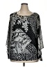 Alfani 100% Polyester Silver 3/4 Sleeve Blouse Size 2X - photo 1
