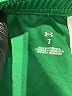 Under Armour 100% Polyester Color Block Green Athletic Shorts Size 7 - photo 3