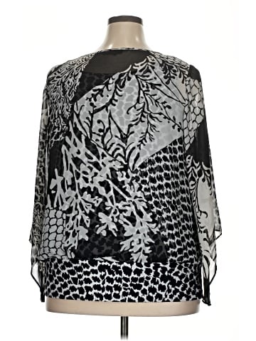 Alfani 3/4 Sleeve Blouse (view 2)