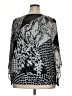 Alfani 100% Polyester Silver 3/4 Sleeve Blouse Size 2X - photo 2