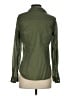 Old Navy 100% Cotton Solid Green Long Sleeve Button-Down Shirt Size S - photo 2