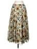 Wilfred 100% Polyester Print Gold Casual Skirt Size XS - photo 1