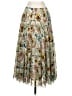Wilfred 100% Polyester Print Gold Casual Skirt Size XS - photo 2