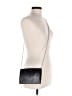 Halogen 100% Leather Solid Black Crossbody Bag One size - photo 2