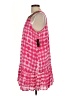 Boston Proper 100% Viscose Checkered-gingham Pink Cocktail Dress Size L - photo 5