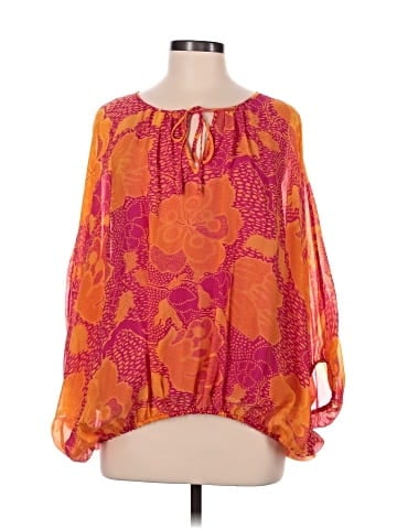 Diane von Furstenberg 3/4 Sleeve Silk Top (view 1)