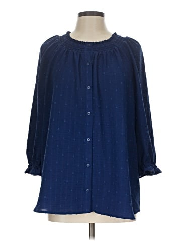 Croft & Barrow 3/4 Sleeve Blouse (view 1)