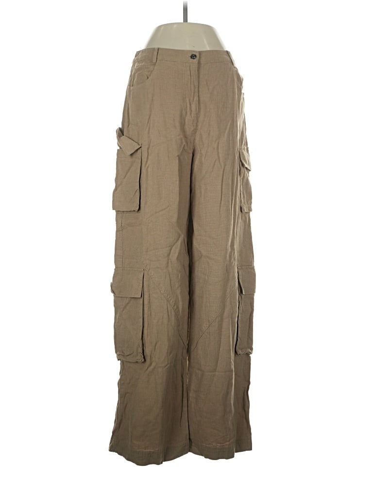 Pre-owned Mng Cargo Pants In Tan