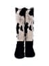Stuart Weitzman Animal Print Black Boots Size 6 - photo 2
