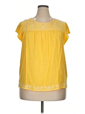 Faded Glory Short Sleeve Blouse (view 1)