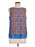 Rose + Olive 100% Polyester Blue Sleeveless Blouse Size M - photo 1