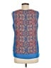 Rose + Olive 100% Polyester Blue Sleeveless Blouse Size M - photo 2