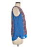 Rose + Olive 100% Polyester Blue Sleeveless Blouse Size M - photo 4