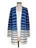 J. McLaughlin 100% Merino Wool Blue Wool Cardigan Size S - photo 1