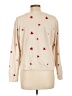 Monrow Hearts Tan Pullover Sweater Size L - photo 2