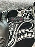 Cocomo Paisley Silver 3/4 Sleeve Blouse Size XL - photo 7