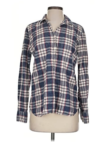 J.Crew Factory Store Long Sleeve Button-Down Shirt (view 1)