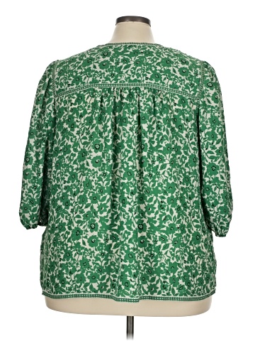 Max Studio 3/4 Sleeve Blouse (view 2)
