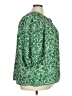 Max Studio 100% Polyester Green 3/4 Sleeve Blouse Size 3X - photo 4