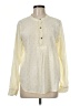 Current/Elliott Ivory Long Sleeve Blouse Size Med (2) - photo 1