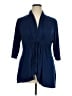 Kiyonna Blue 3/4 Sleeve Blouse Size 1X Plus - photo 1