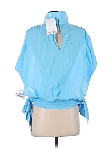 Topshop Short Sleeve Blouse (view 2)