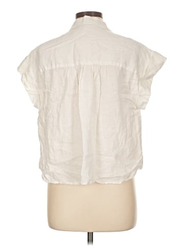 Veronica Beard Sleeveless Button-Down Shirt (view 2)