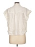 Veronica Beard 100% Linen Ivory Sleeveless Button-Down Shirt Size L - photo 2