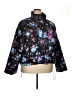 Old Navy 100% Polyester Floral Black Jacket Size 2X - photo 1