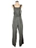 Dear John 100% Tencel Chevron-herringbone Gray Jumpsuit Size 25 - photo 1