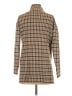 Ann Taylor LOFT 100% Cotton Checkered-gingham Tan Coat Size XS - photo 2