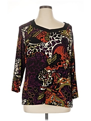 Travelers by Chico's 3/4 Sleeve Top (view 1)