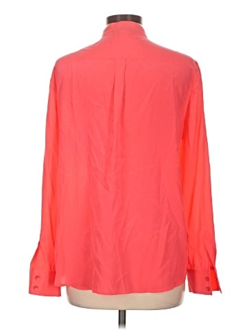 Donna Karan New York Long Sleeve Silk Top (view 2)