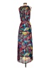 BCBGMAXAZRIA 100% Polyester Tropical Blue Casual Dress Size XS - photo 2