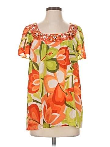 Nanette Lepore Short Sleeve Blouse (view 1)