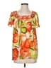 Nanette Lepore Orange Short Sleeve Blouse Size 0 - photo 1