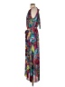BCBGMAXAZRIA 100% Polyester Tropical Blue Casual Dress Size XS - photo 5