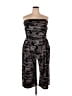 J for Justify Camo Gray Black Jumpsuit Size 2X - photo 1