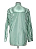 J.Crew 100% Cotton Stripes Green Long Sleeve Button-Down Shirt Size 10 - photo 2