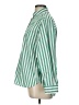 J.Crew 100% Cotton Stripes Green Long Sleeve Button-Down Shirt Size 10 - photo 5