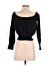 ASOS Black 3/4 Sleeve Blouse Size 4 - photo 2