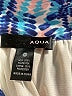 Aqua 100% Polyester Print Blue Cocktail Dress Size XS - photo 7